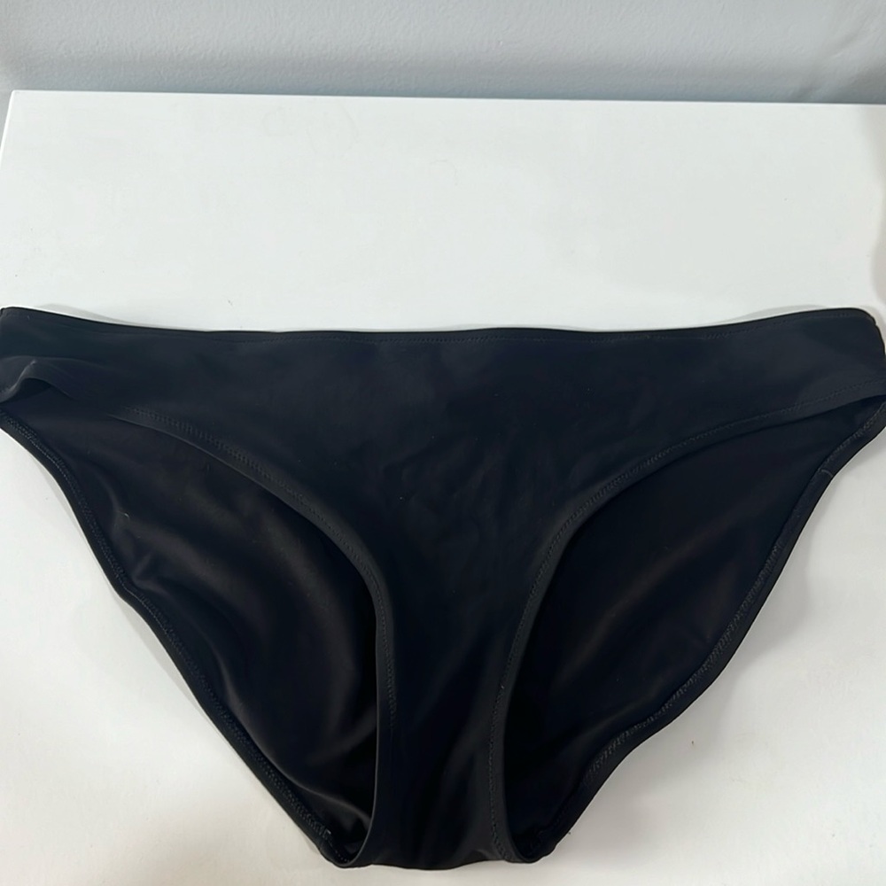 All black bikini bottom